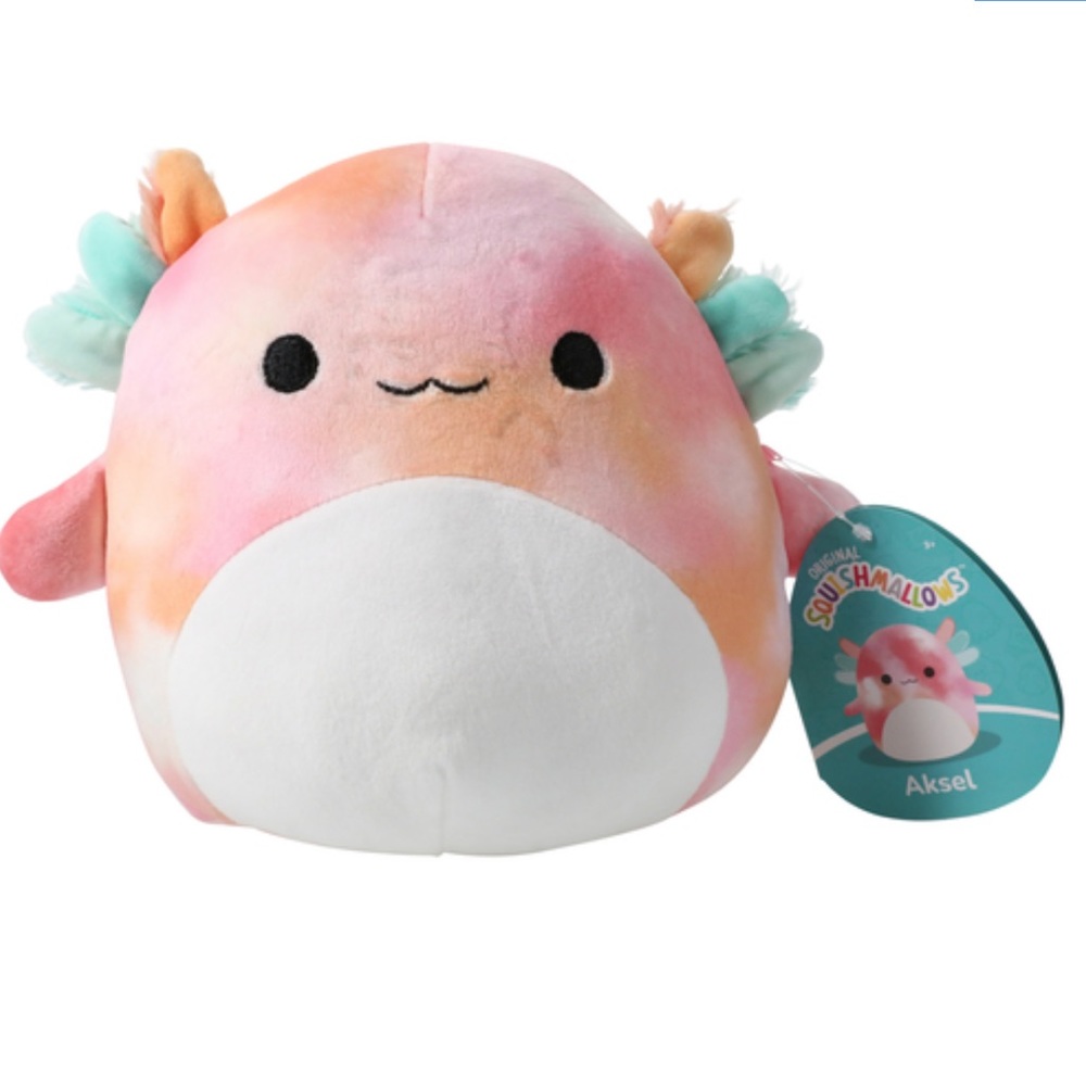 NWT Squishmallows Aksel the Axolotl 7 Inch Plush